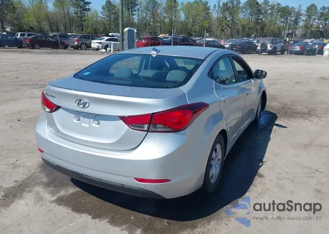 2014 Hyundai Elantra Se from USA, damaged, VIN 5NPDH4AE6EH519950